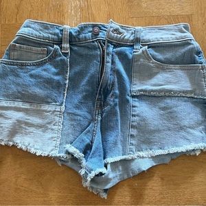 Hollister Vintage shorts high rise - color block